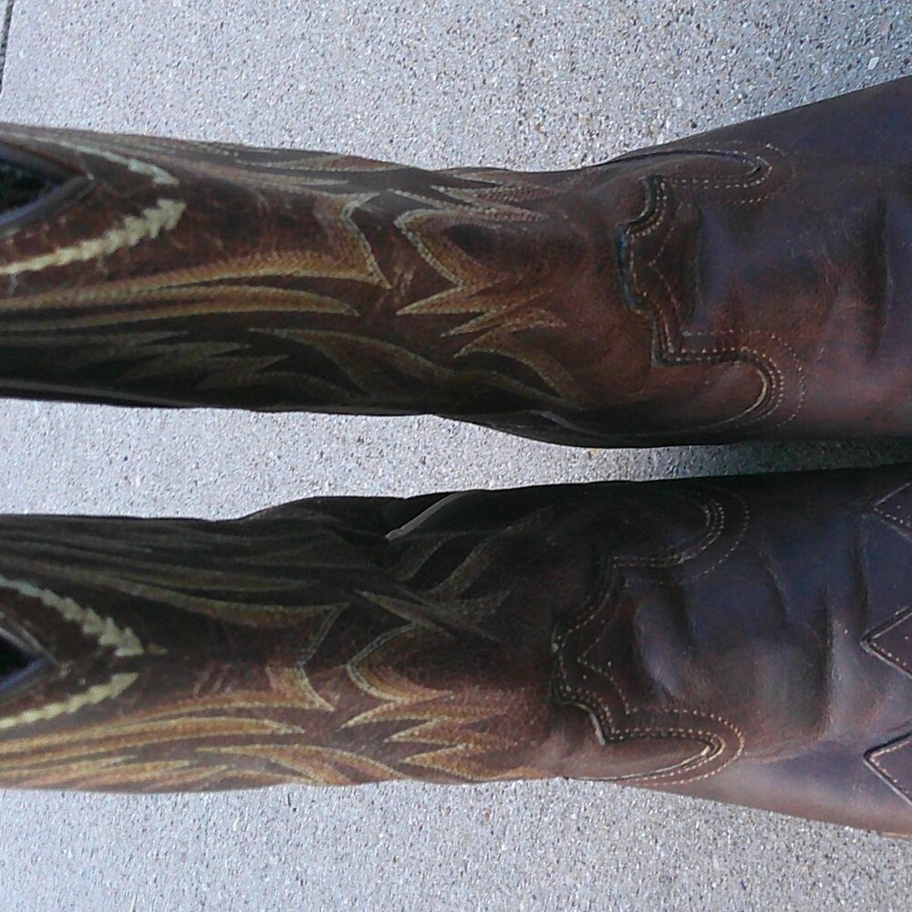 Women's Ariat On Point Western Boot Size 8.5 Style 10015352 - Picture 4 of 15